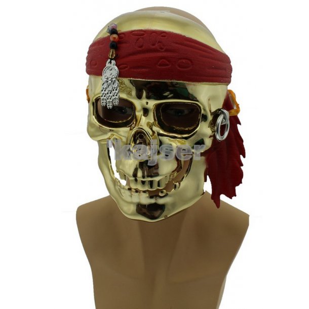 Guld Pirat Maske